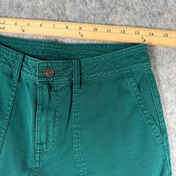 Prana Green Sancho Pant Green Size 6 Organic Cotton Stretch - Picture 6 of 11